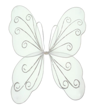 US Toy Butterfly Wings - White