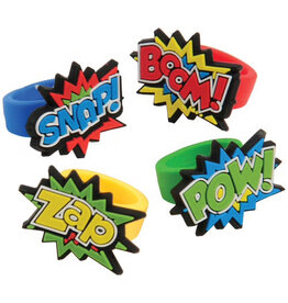 US Toy Superhero Rubber Rings