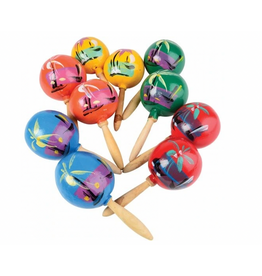 US Toy Wooden Maracas - 1 pair