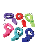 US Toy Coil Bracelet Whistle Key Chains