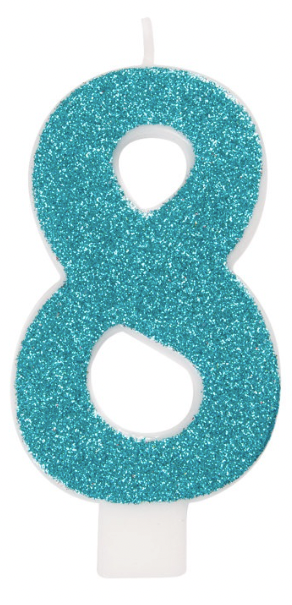 Unique Candle Glitter #8 - Assorted Colors