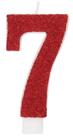 Unique Candle Glitter #7 - Assorted Colors