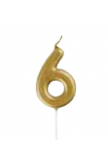 Unique Mini Gold Pick Candle #6