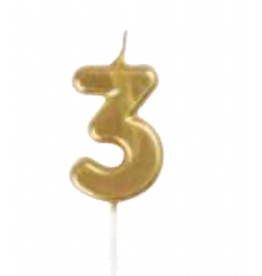 Unique Mini Gold Pick Candle #3