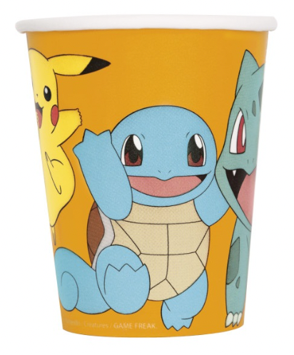 Unique Pokemon 9oz Paper Cups 8ct