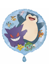 Unique Pokemon 18" Round Foil Balloon