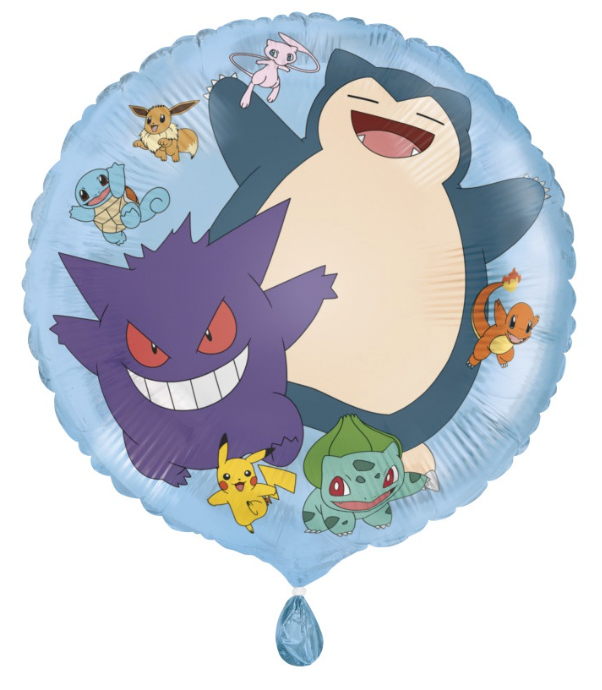 Unique Pokemon 18" Round Foil Balloon