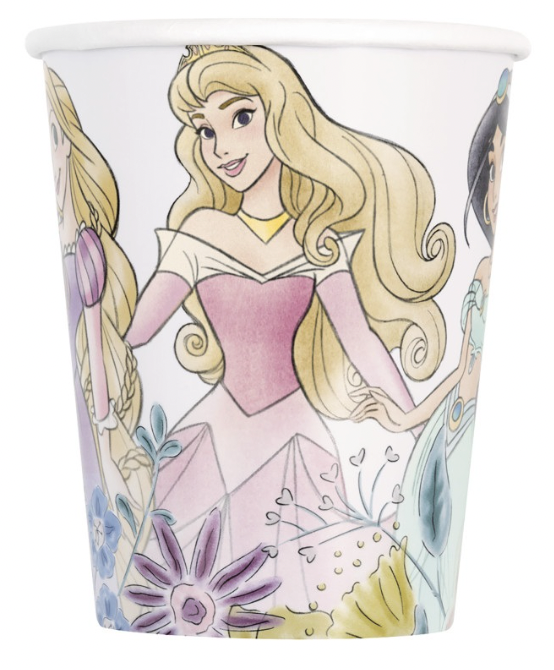 Unique Disney Princess 9oz Paper Party Cups 8ct