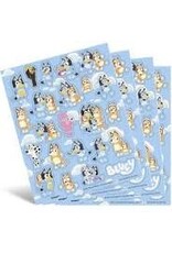 Unique Bluey Sticker Sheet Favors  4ct