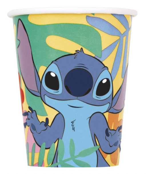 Unique Disney Lilo and Stitch 9oz Paper Cups 8ct