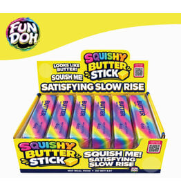 Fun Doh Rainbow Butter Slow Rise Squishy Toy 1pc