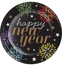 Creative Converting New Years Radiance 9" Paper Plates 8ct