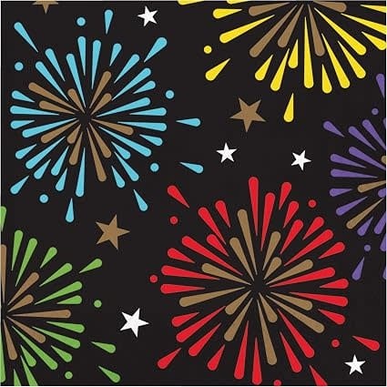 Creative Converting New Years Radiance Dinner Napkins 16ct