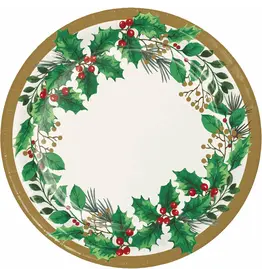 Creative Converting Holly Haven 7" Paper Plate 8ct