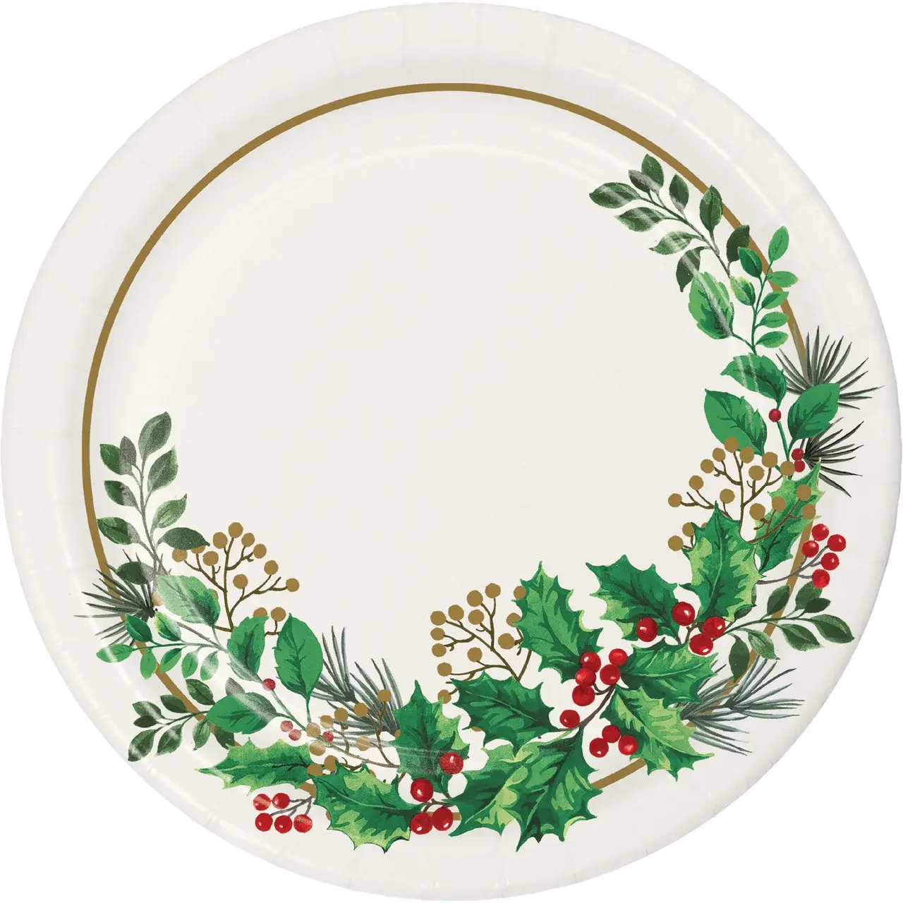 Creative Converting Holly Haven 9" Paper Plate 8ct