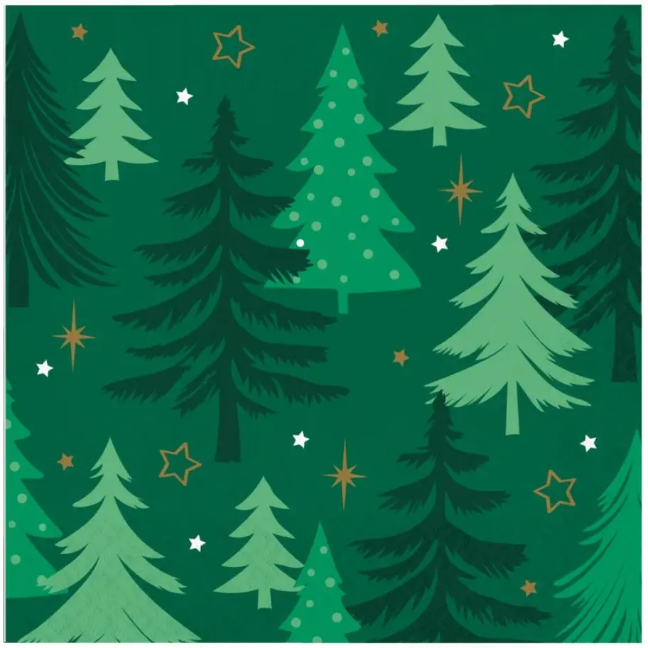 Creative Converting Winter Woods Luncheon Napkins 16ct