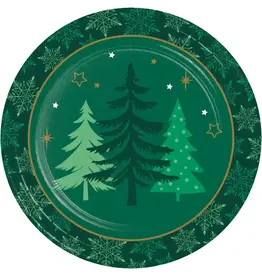 Creative Converting Winter Woods 7" Paper Plate 8ct