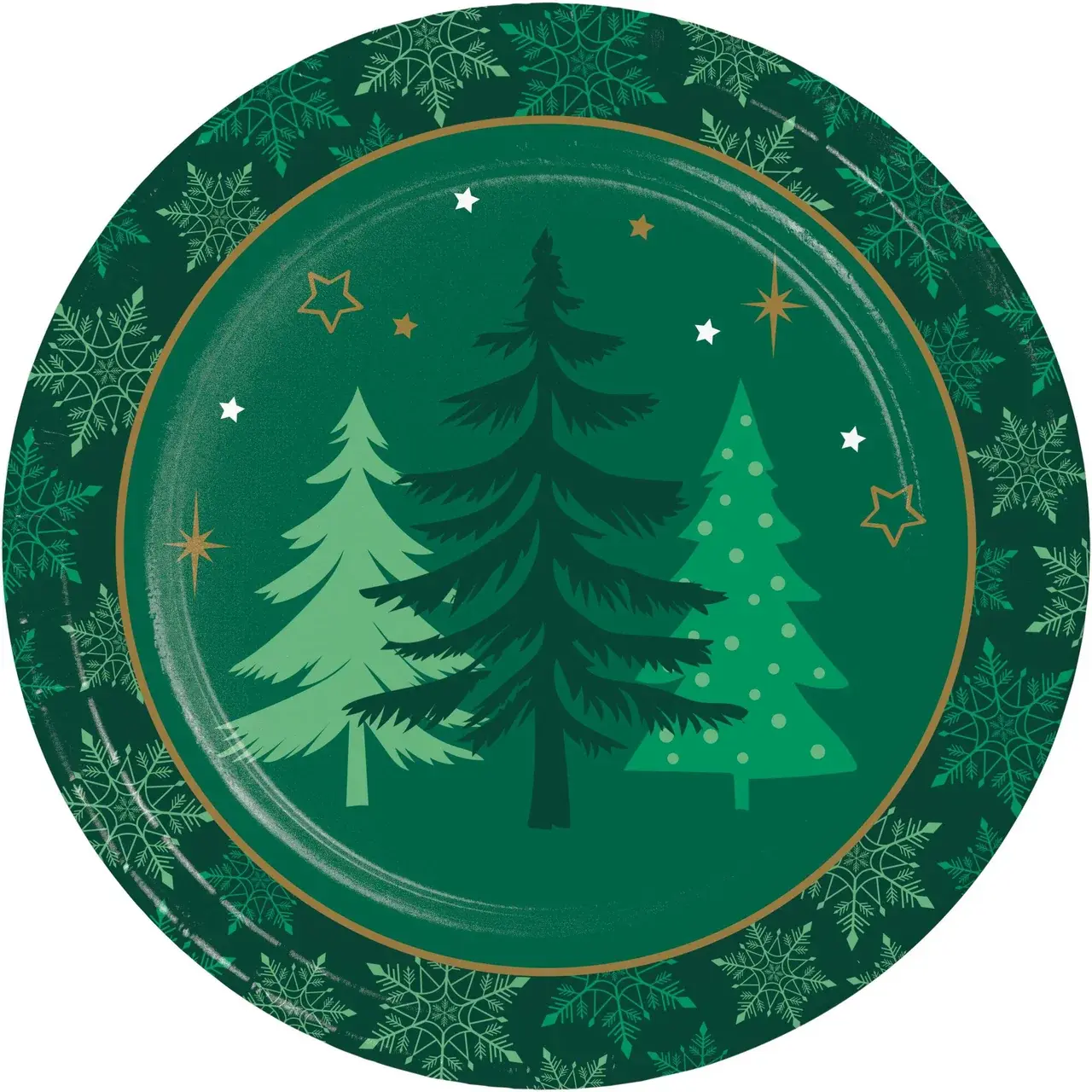 Creative Converting Winter Woods 7" Paper Plate 8ct
