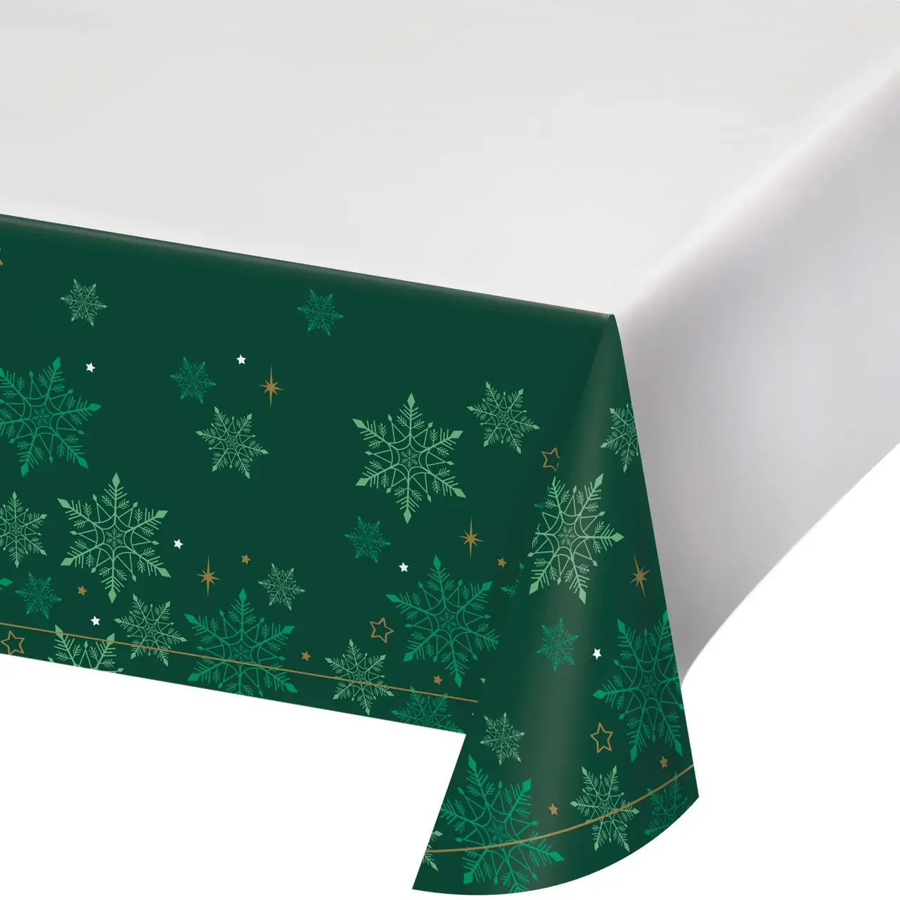 Creative Converting Winter Woods Table Cover 54X96