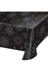 Creative Converting New Years Plastic Table Cover 54" X 108"