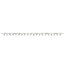 Nightmare Before Christmas Glitter Pennant Banner
