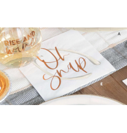 Unique Holiday Modern Pastel Thanksgiving - Beverage Napkin