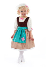 Little Adventures Cinderella Day Dress with Scarf - Medium