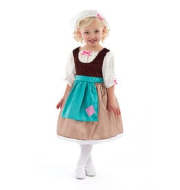 Little Adventures Cinderella Day Dress with Scarf - Medium