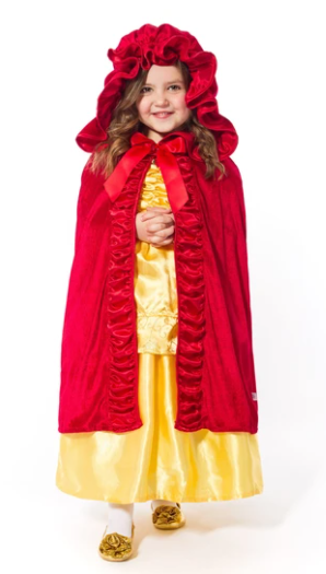 Little Adventures Childs Deluxe Red Cloak Small/Medium