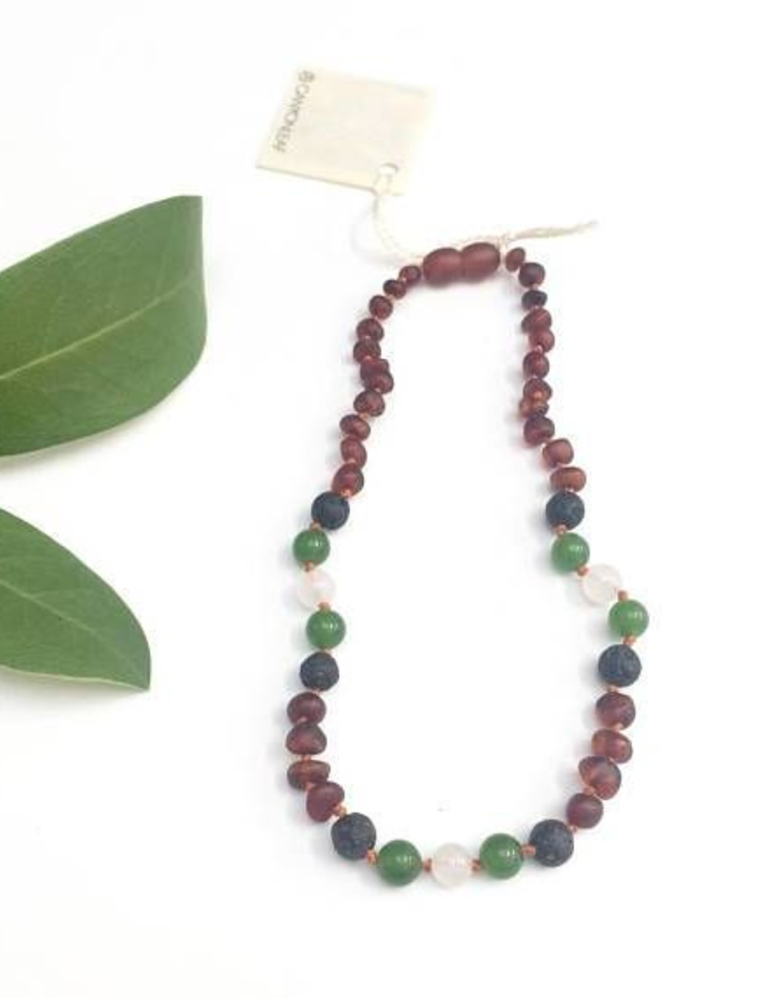 raw jade necklace