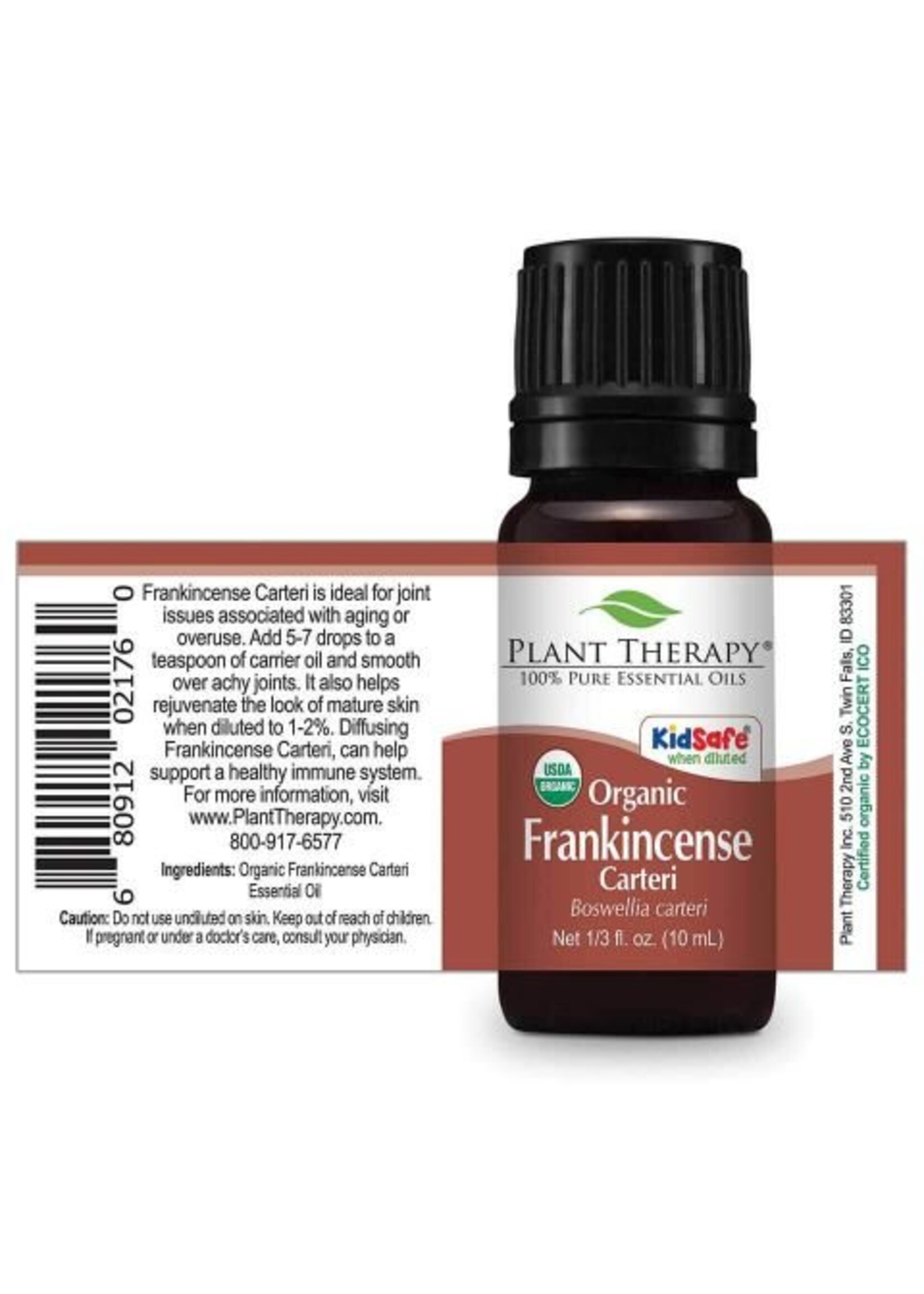 Plant Therapy Organic Frankincense Carteri Essential Oil 10ml