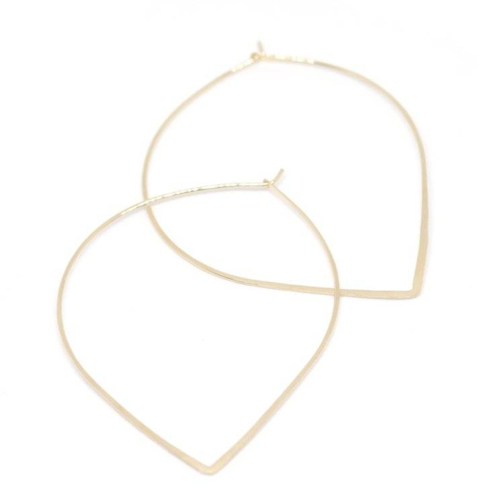 Favor Jewelry Petal Hoop Earrings