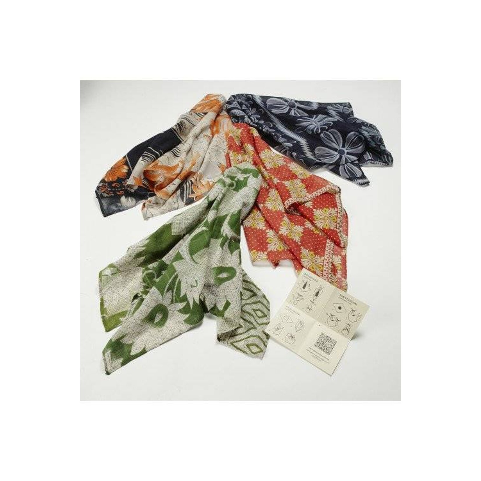 Reclaimed Sari Gift Wrap