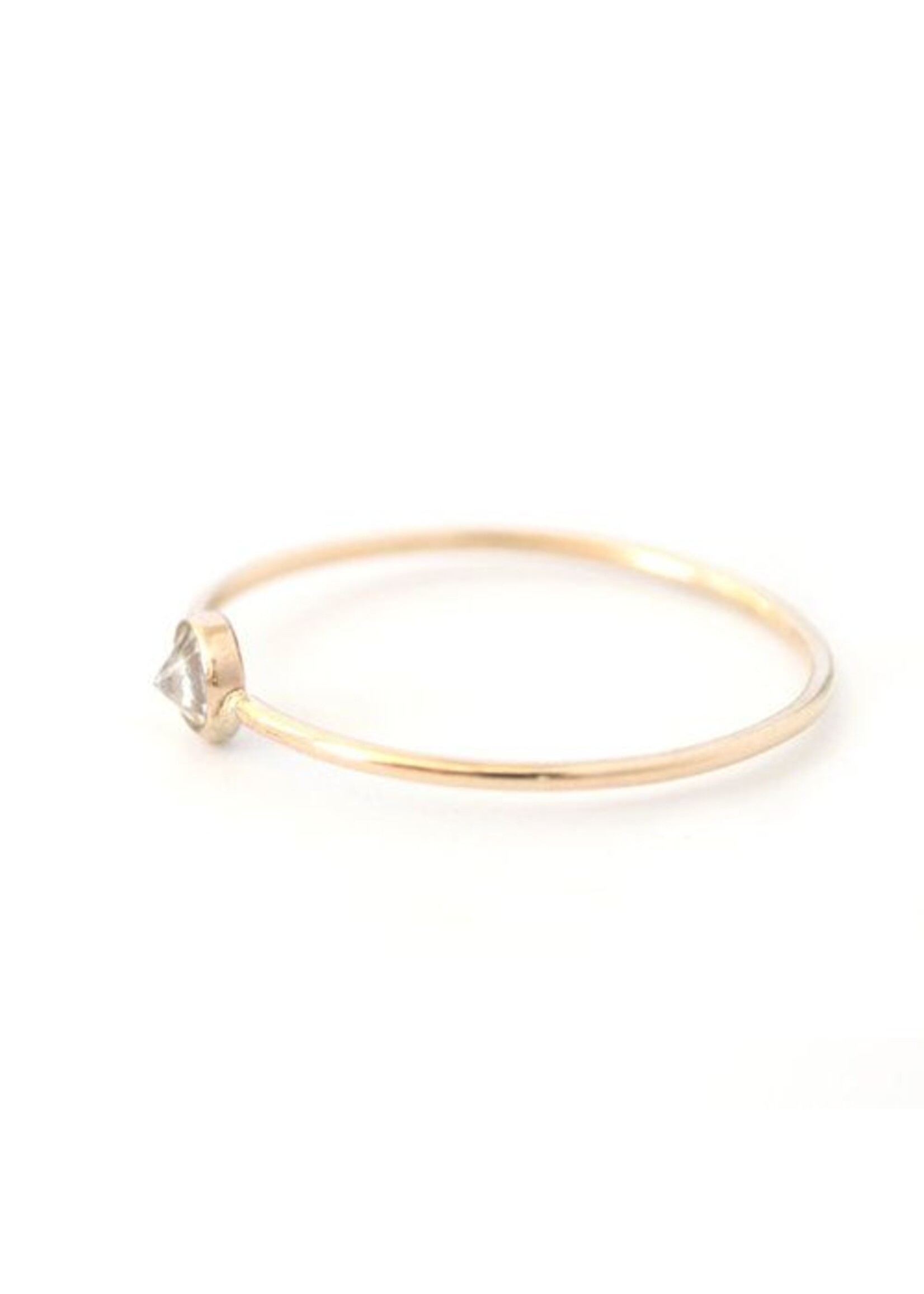 Favor Jewelry Clear Spike Ring