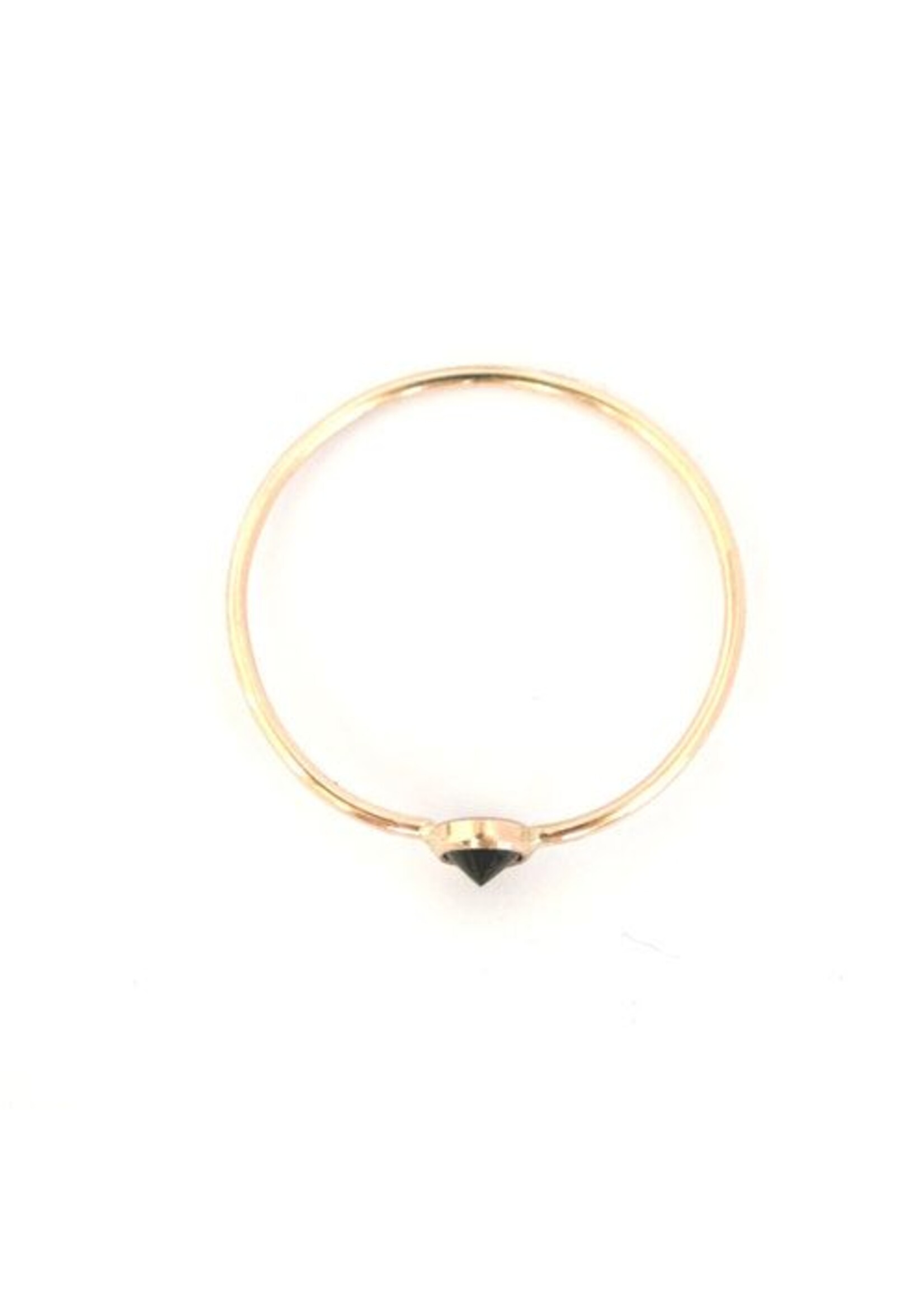 Favor Jewelry Black Spike Ring