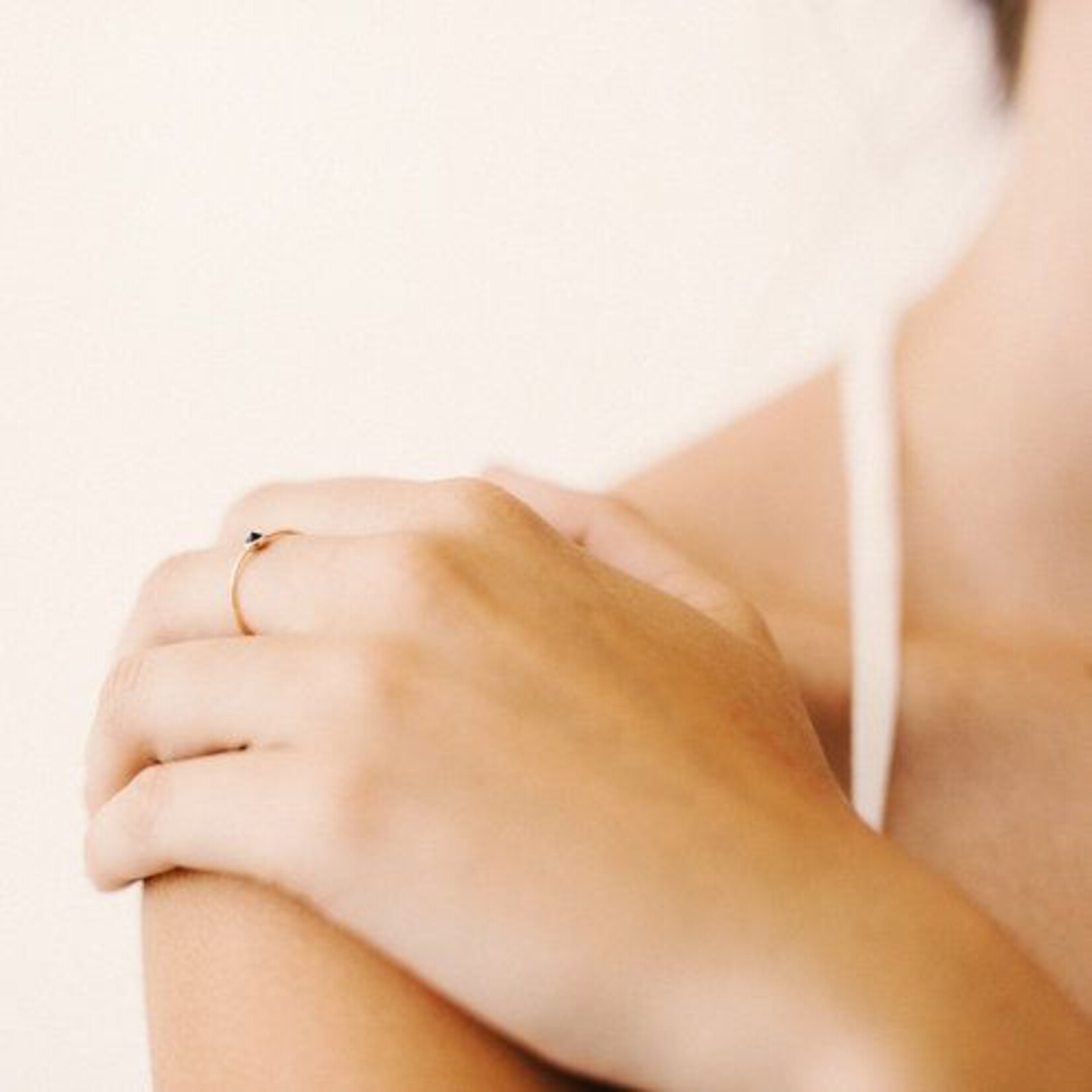 Favor Jewelry Black Spike Ring