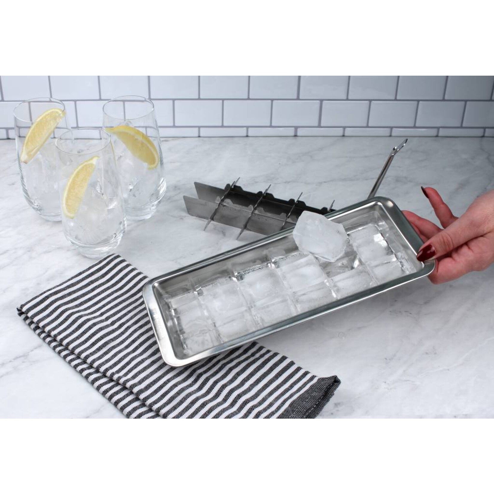 Stainless Steel Ice Cube Tray
