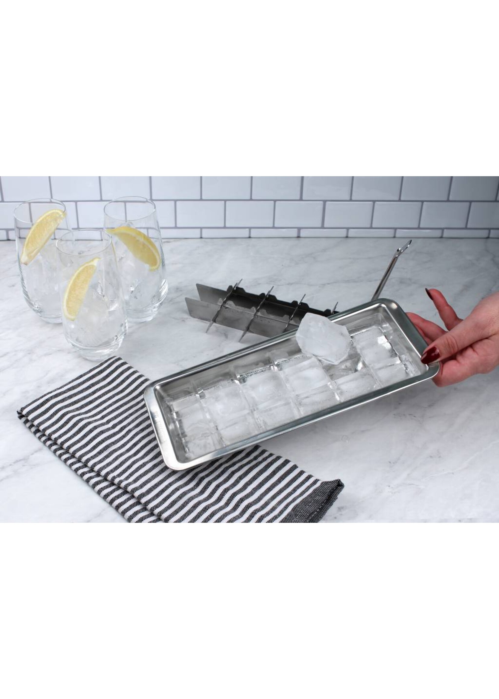 Stainless Steel Ice Cube Tray