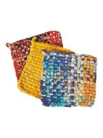 Village Sari Hot Mats/Potholders Set of 3