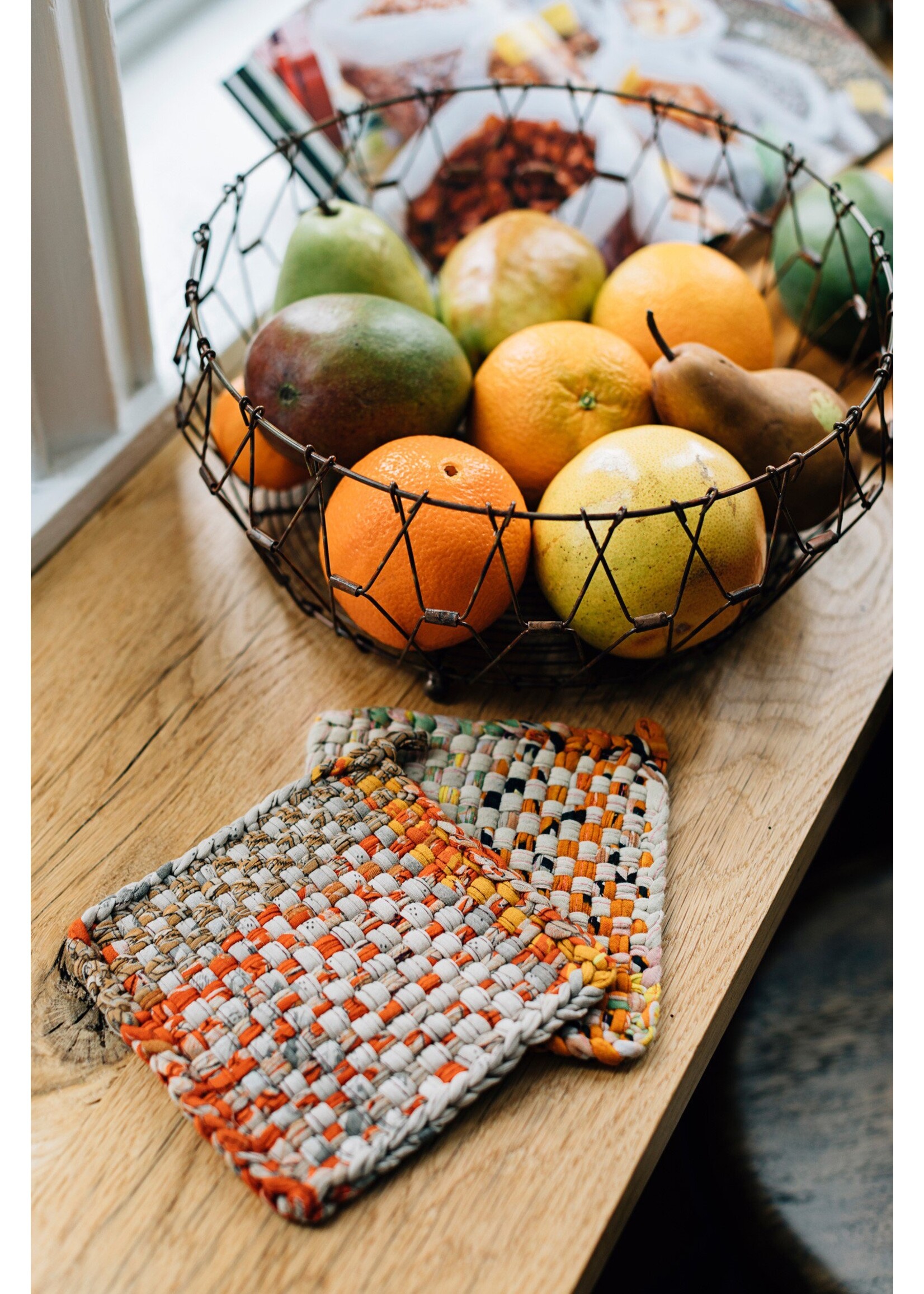 Village Sari Hot Mats/Potholders Set of 3