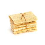 Brush with Bamboo Compostable Loofah Scrubber- Pack of 6