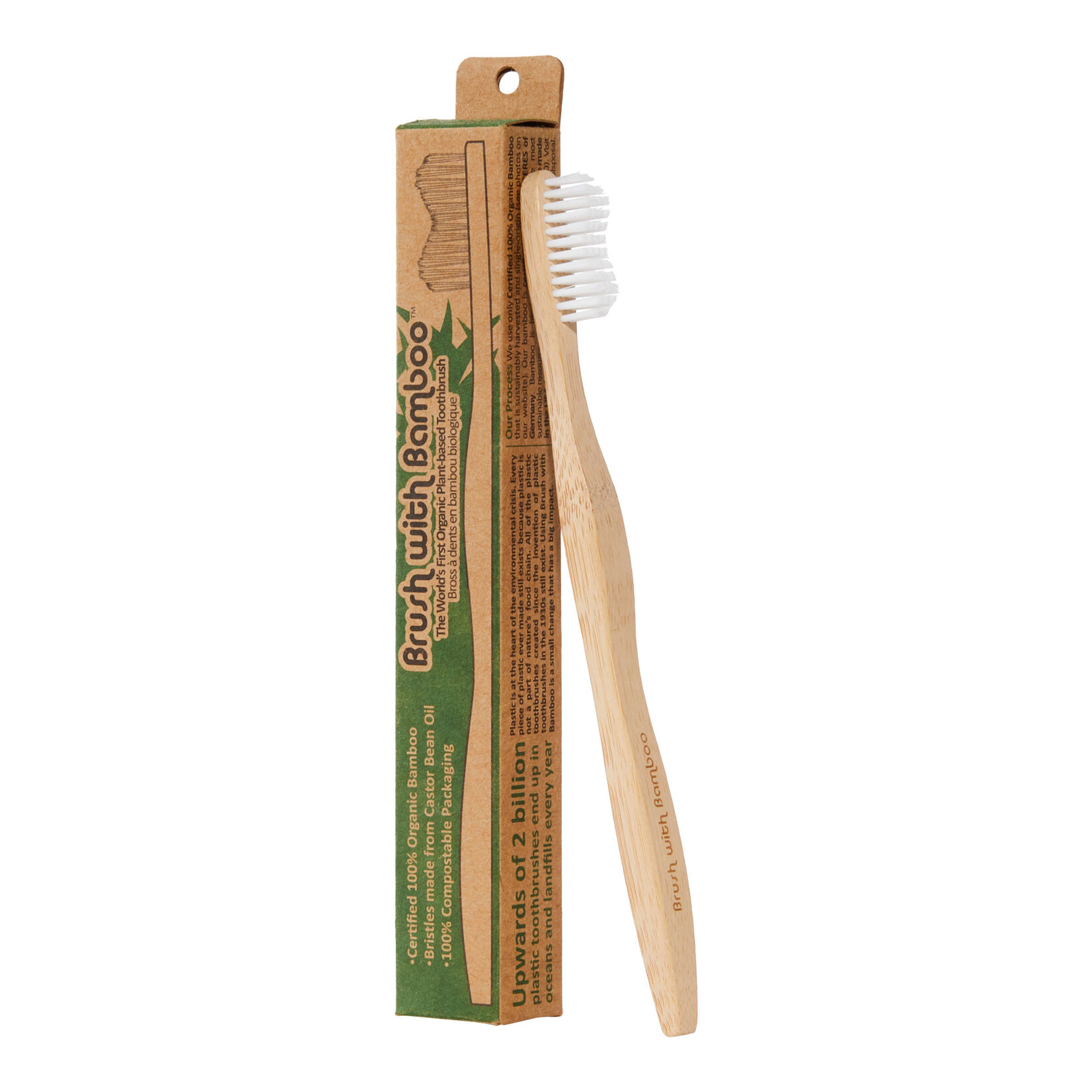 Brush with Bamboo Bamboo Toothbrush Adult - Extra Soft