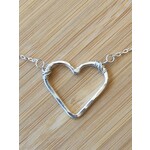 Small Heart Necklace- Silver