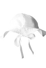 White Poplin Sun Hat