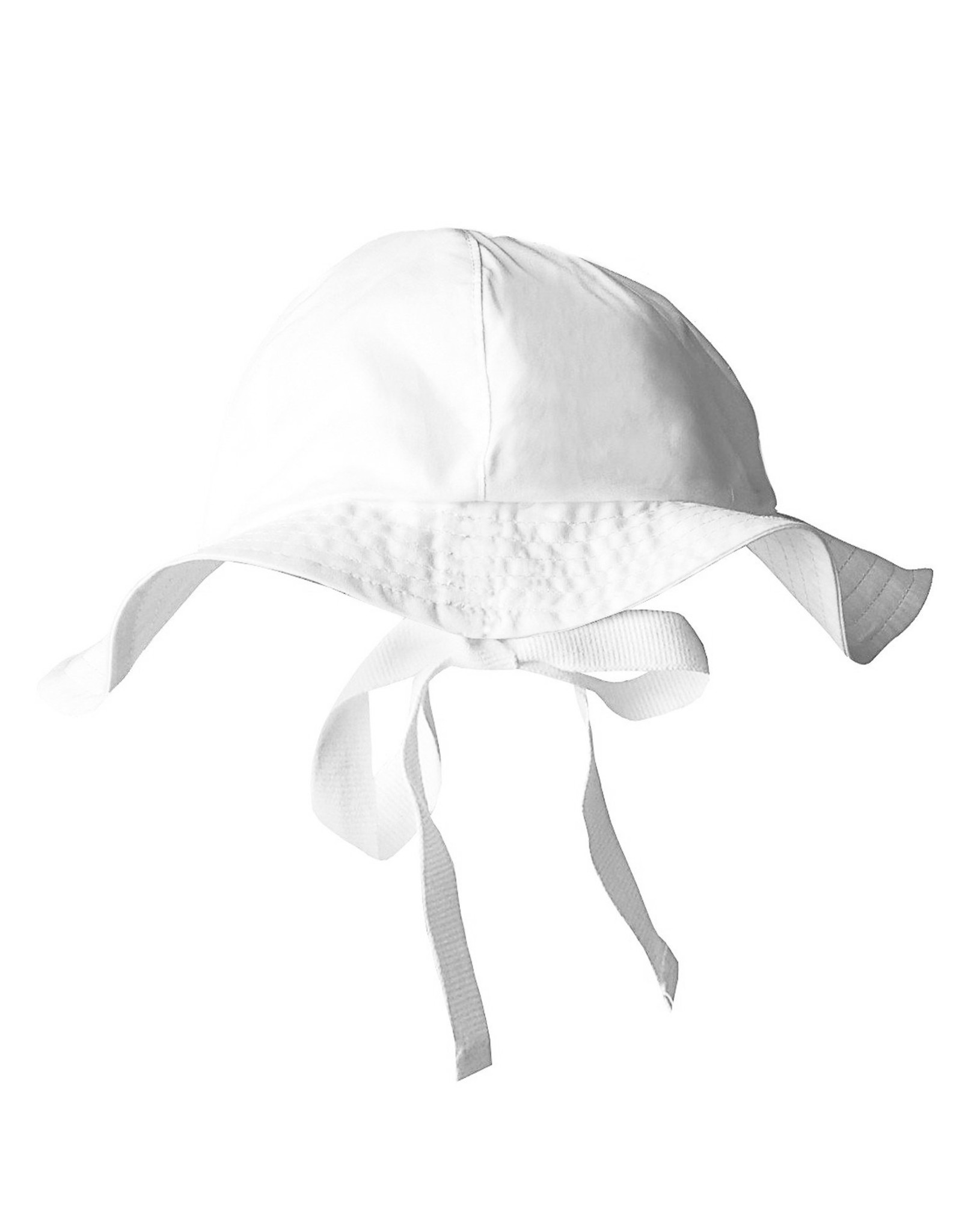 White Poplin Sun Hat