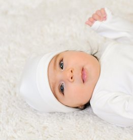 Beanie Cap White Newborn