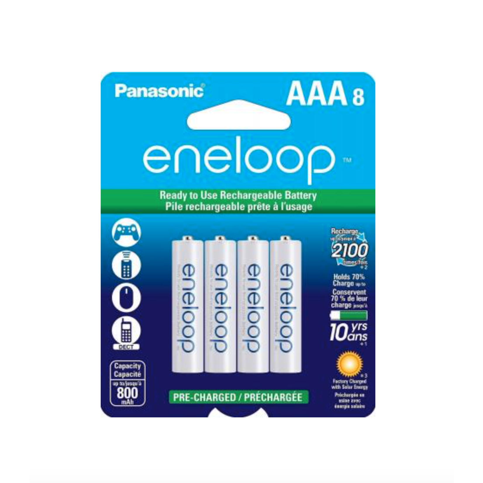 Depot Eco Eneloop AAA Pack of 8