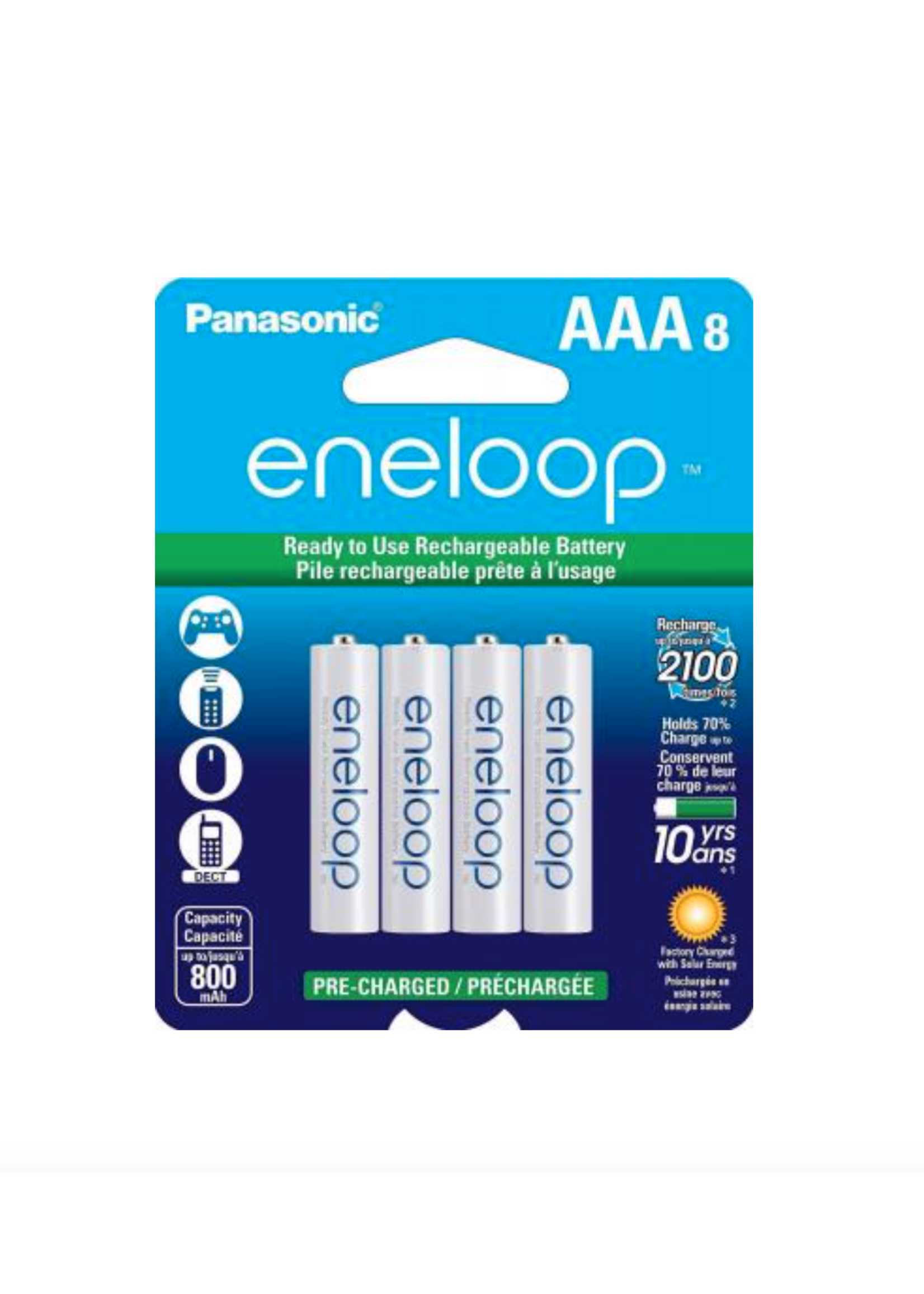Depot Eco Eneloop AAA Pack of 8