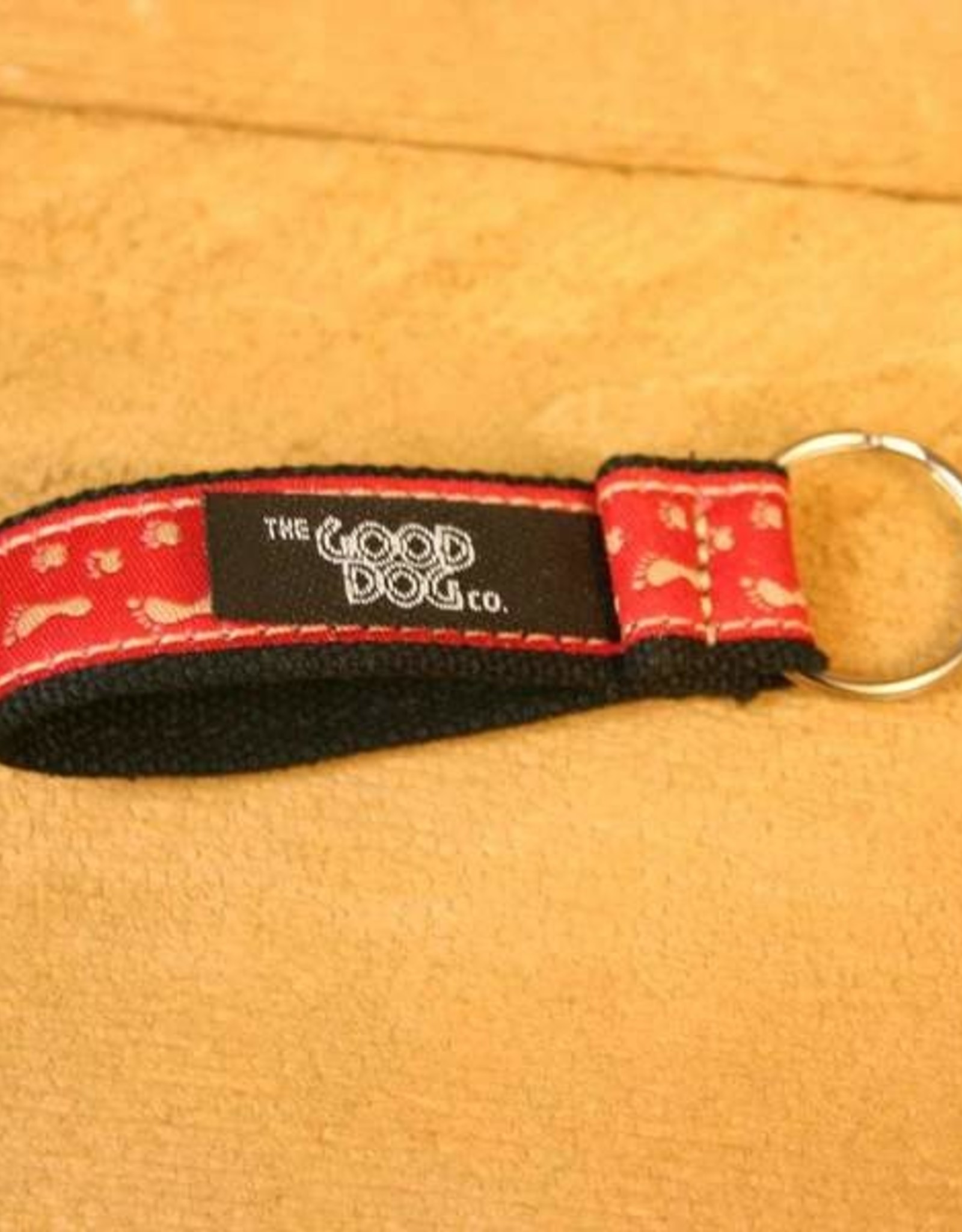 The Good Dog Company Best Friends Keychain Red Paws