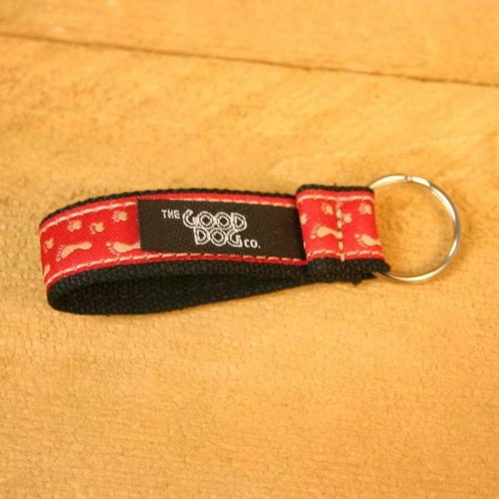 The Good Dog Company Best Friends Keychain Red Paws